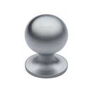 Heritage Brass Cabinet Knob Ball Design 25mm Satin Chrome finish - C8321 25-SC - Choice Handles