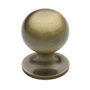 Heritage Brass Cabinet Knob Ball Design 32mm Antique Brass finish - C8321 32-AT - Choice Handles