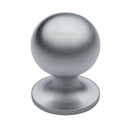 Heritage Brass Cabinet Knob Ball Design 32mm Satin Chrome finish - C8321 32-SC - Choice Handles