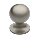 Heritage Brass Cabinet Knob Ball Design 32mm Satin Nickel finish - C8321 32-SN - Choice Handles