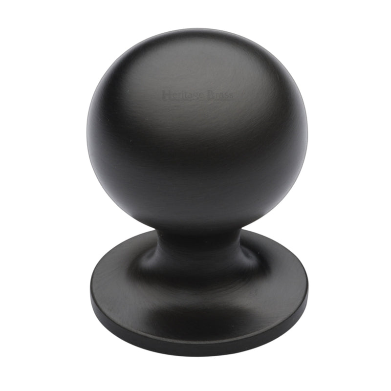 Heritage Brass Cabinet Knob Ball Design 38mm Matt Bronze finish - C8321 38-MB - Choice Handles