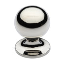 Heritage Brass Cabinet Knob Ball Design 38mm Polished Nickel - C8321 38-PNF - Choice Handles