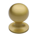 Heritage Brass Cabinet Knob Ball Design 38mm Satin Brass finish - C8321 38-SB - Choice Handles
