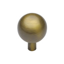 Heritage Brass Cabinet Knob Sphere Design 22mm Antique Brass finish - C8323 22-AT - Choice Handles