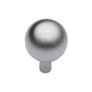 Heritage Brass Cabinet Knob Sphere Design 22mm Satin Chrome finish - C8323 22-SC - Choice Handles