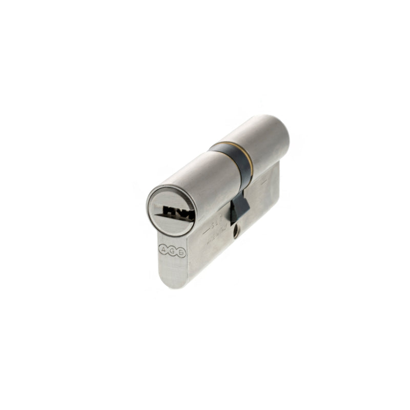 AGB 15 Pin Double Euro Cylinder 35-35mm (70mm) - Satin Chrome - CA00323030 - Choice Handles