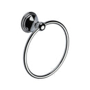 Cambridge Wall Mounted Towel Ring, Towel Holder for Kitchen and Bathroom. Polished Chrome finish - CAM-RING-PC - Choice Handles
