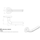 Manital Cloud Lever On Rose - Antique Brass - CD5AB - Choice Handles