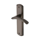 Heritage Brass Door Handle Lever Latch Centaur Design Matt Bronze finish - CEN1010-MB - Choice Handles
