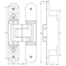 Burlington - Plain Wall Mounted Door Stops - Satin Nickel - BUR970SN - Choice Handles