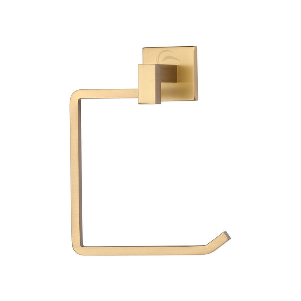 Chelsea Wall Mounted Towel Ring, Towel Holder for Kitchen and Bathroom. Satin Brass finish - CHE-RING-SB