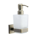 Chelsea Soap Dispenser. Wall Mounted with Frosted Glass and high quality STS pump. Matt Antique finish - CHE-SOAP-MA - Choice Handles