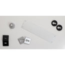 CleanTouch Finger Plate Pre drilled with screws 300mm x 75mm - Satin Stainless Steel - CTAFP30075SSS - Choice Handles