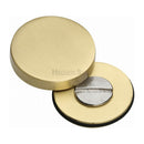 Heritage Brass Bolt Cover to conceal metal fasteners Satin Brass finish
 - COV-12-SB - Choice Handles