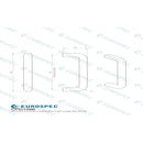 Eurospec - Cabinet Pull D Handle 96mm - Satin Stainless Steel - CPD1096SSS - Choice Handles