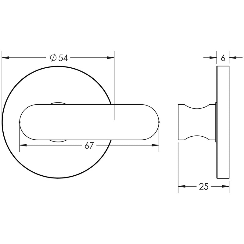 CR-803 Antique Brass Thumb Turn & Lock Round Rose - CR-803A7AB - Choice Handles