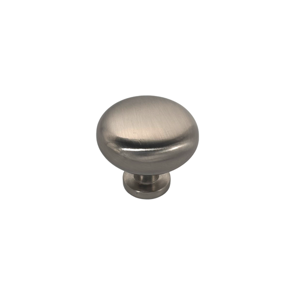 Forge & Finish - Round Cupboard Knob - 30mm - Satin Nickel