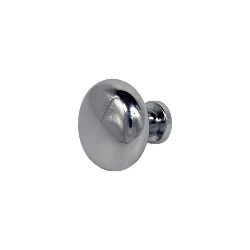 Forge & Finish - Round Cupboard Knob - 30mm - Polished Chrome