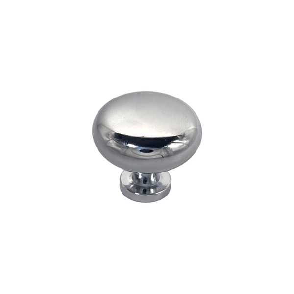 Forge & Finish - Round Cupboard Knob - 30mm - Polished Chrome