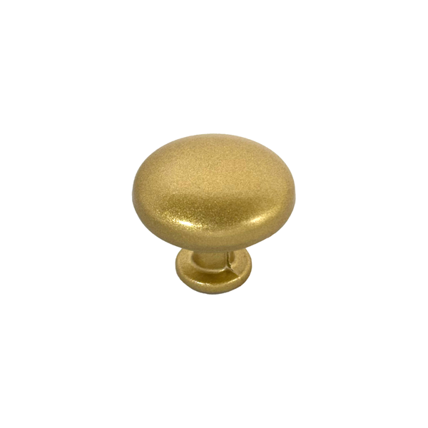 Forge & Finish - Round Cupboard Knob - 30mm - Gold Sand