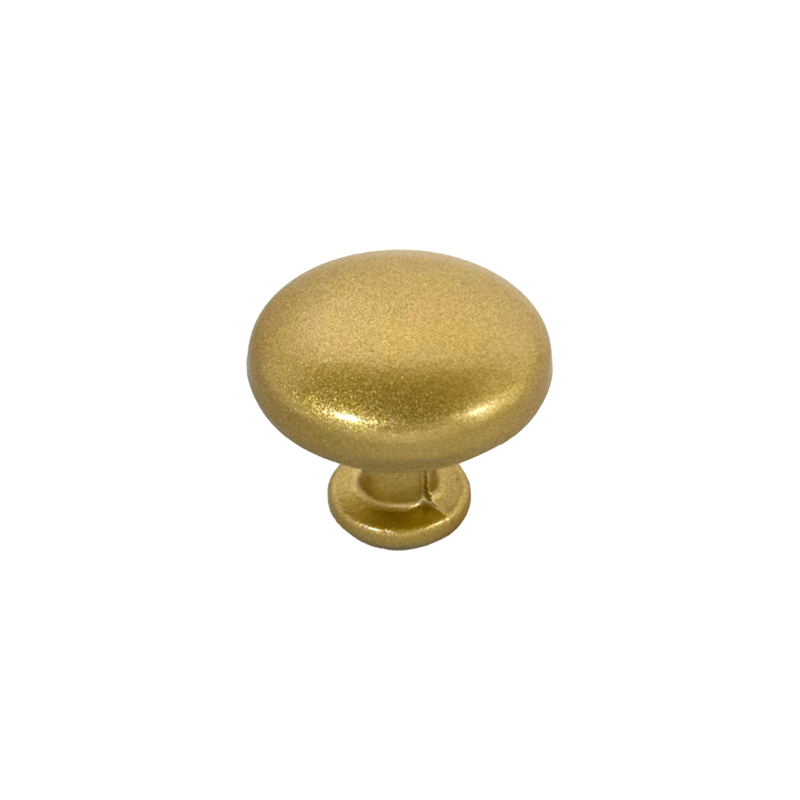 Forge & Finish - Round Cupboard Knob - 30mm - Gold Sand