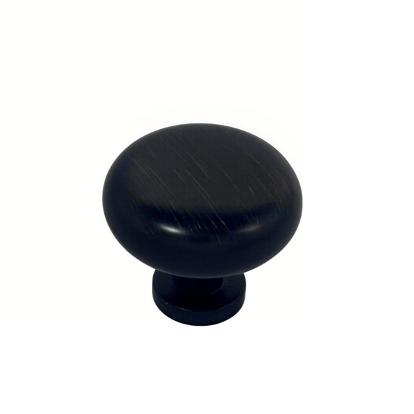 Forge & Finish - Round Cupboard Knob - 30mm - Oil Rubbed Bronze