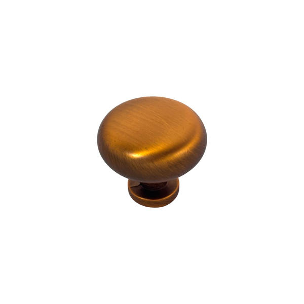 Forge & Finish - Round Cupboard Knob - 30mm - Oil Rubbed Copper