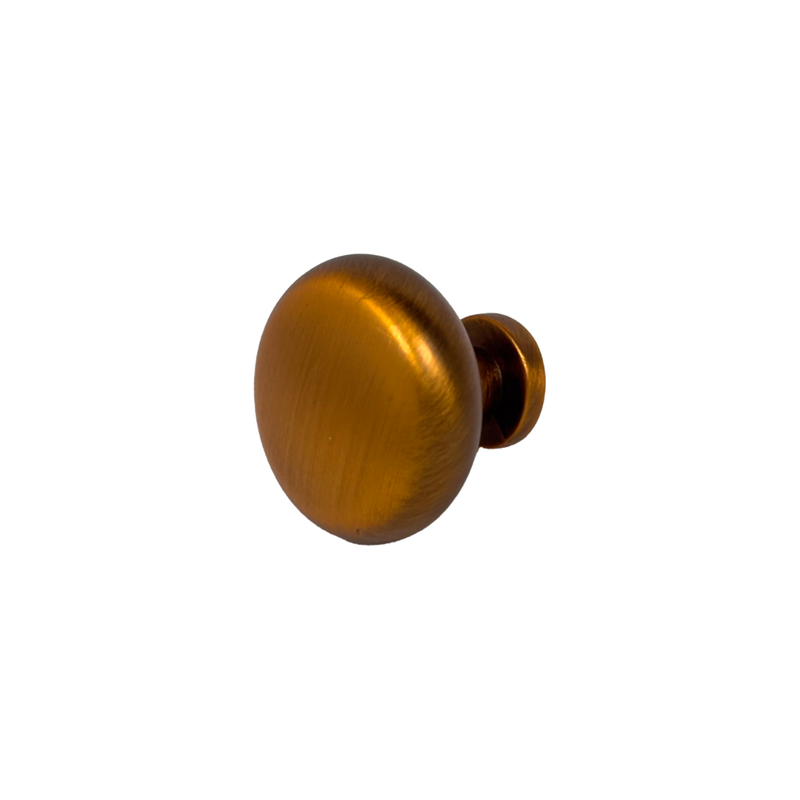 Forge & Finish - Round Cupboard Knob - 30mm - Oil Rubbed Copper