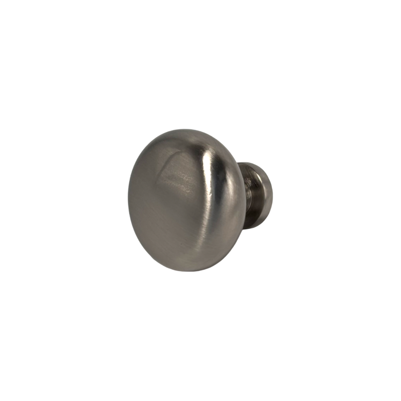 Forge & Finish - Round Cupboard Knob - 30mm - Satin Nickel