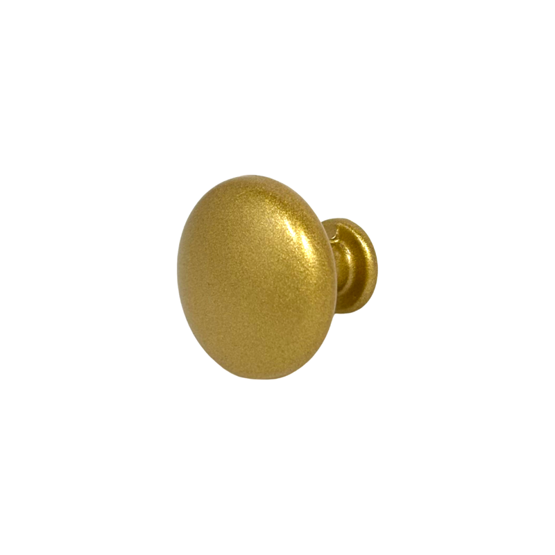 Forge & Finish - Round Cupboard Knob - 30mm - Gold Sand