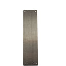 CleanTouch Finger Plate Pre drilled with screws 300mm x 75mm - Satin Stainless Steel - CTAFP30075SSS - Choice Handles