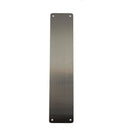 CleanTouch Finger Plate Pre drilled with screws 350mm x 75mm - Satin Stainless Steel - CTAFP35075SSS - Choice Handles