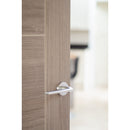 CleanTouch Anti-Bac Forme Milly Lever Door Handle on Minimal Round Rose - Satin Chrome - CTFMR133SC - Choice Handles