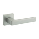 CleanTouch Anti-Bac Forme Asti Lever Door Handle on Minimal Square Rose - Satin Chrome - CTFMS254SC - Choice Handles