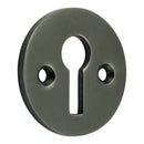 Prima - Open Door Keyhole Escutcheon  32mm - Dark Bronze - DB104