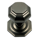 Prima - Octagonal Centre Door Knob - Dark Bronze - DB15B