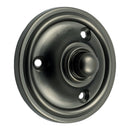 Prima - Victorian Circular Door Bell Push  60mm - Dark Bronze - DB39