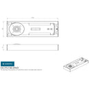 Eurospec - Double Action Floor Spring  - Satin Stainless Steel - DCFS150/EN3SSS - Choice Handles