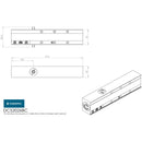 Eurospec - Heavy Duty Overhead Door Closer Variable Power Size 2-6 - Silver - DCS2026BC/SV - Choice Handles