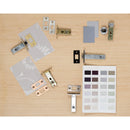 Atlantic Fire-Rated CE Marked Bolt Through Tubular Deadbolt 2.5" - Distressed Silver - ADBCE25DS - Choice Handles