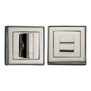 Heritage Brass Thumbturn & Emergency Release for Bathroom & Bedroom Doors Polished Nickel finish - DEC7030-PNF - Choice Handles