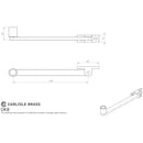 Carlisle Brass - Roller Arm Stay 150mm - Polished Chrome - DK8CP - Choice Handles