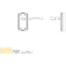 Carlisle Brass - Wentworth Lever on Latch Backplate - Florentine Bronze - DL341FB - Choice Handles