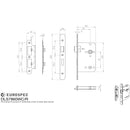 Eurospec - Easi-T Din Bathroom Lock Radius - Satin Stainless Steel - DLS7860WCSSS/R - Choice Handles
