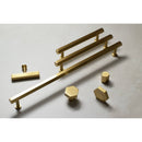 Millhouse Brass Pennington Hexagonal T-Bar Cabinet Pull Handle on Backplate 320mm - Satin Nickel - MHCHB17320SN - Choice Handles