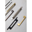 Millhouse Brass Empire Slim Cabinet Pull Handle on Backplate 320mm - Antique Brass - MHCNB17320AB - Choice Handles