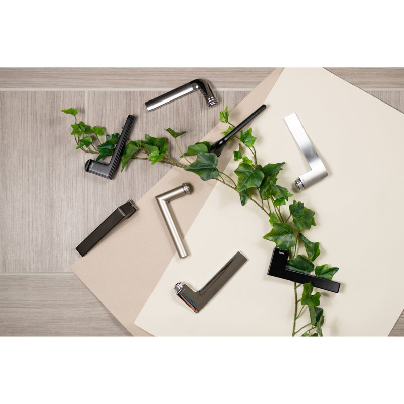 Forme Olimpia Lever Door Handle on Concealed Round Rose - Polished Chrome - FCR280PC
