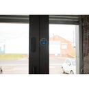 Atlantic Automatic Fire Door Keep Clear Disc Sign 75mm 3M Adhesive - Satin Stainless Steel - AS75AFDKCASSS - Choice Handles