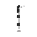 Spira Brass - Iron Drop Bolt 18"  - Black - 8780 - Choice Handles