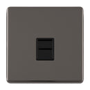 Eurolite Concealed 3mm Telephone Slave - Black Nickel - ECBN1SLB - Choice Handles